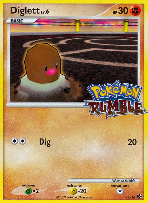 Diglett (11/16) [Pokémon Rumble] | Jack's On Queen