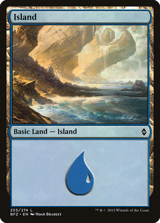 Island (255) [Battle for Zendikar] | Jack's On Queen