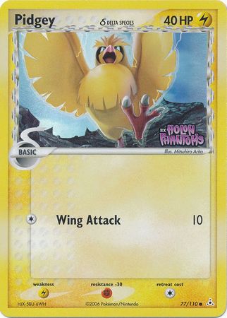 Pidgey (77/110) (Delta Species) (Stamped) [EX: Holon Phantoms] | Jack's On Queen
