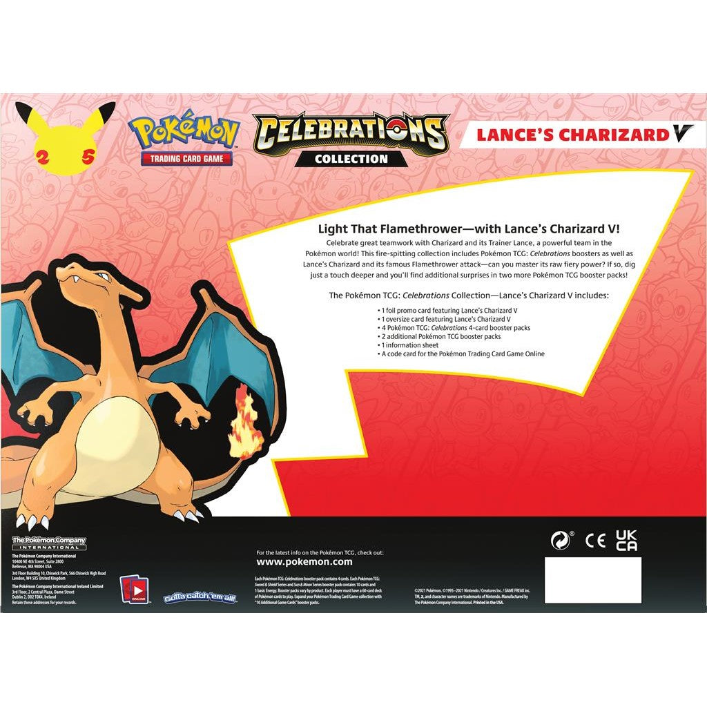 Celebrations: 25th Anniversary - Collection (Lance's Charizard V) | Jack's On Queen