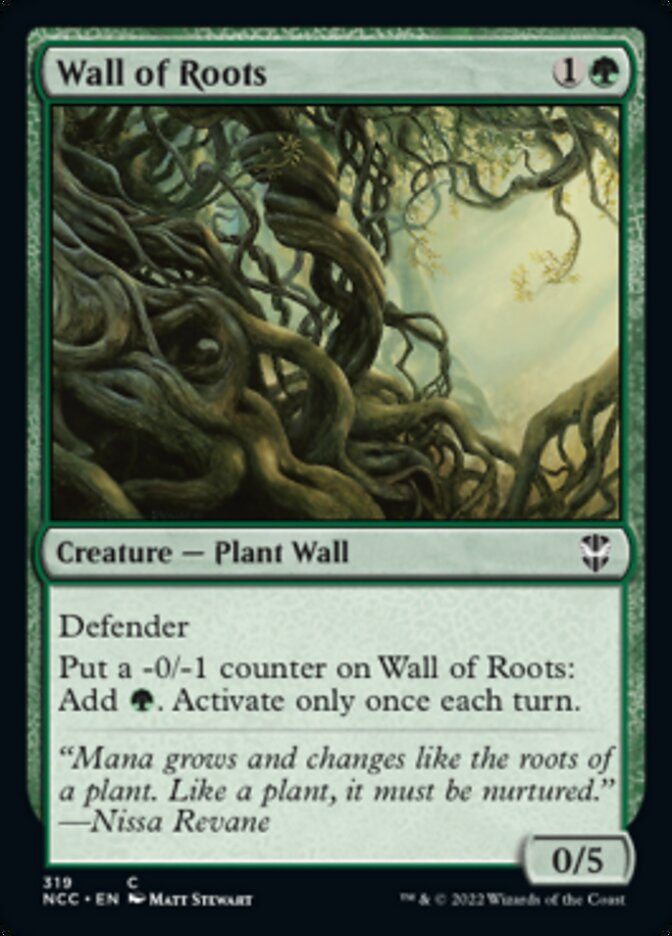 Wall of Roots [Streets of New Capenna Commander] | Jack's On Queen