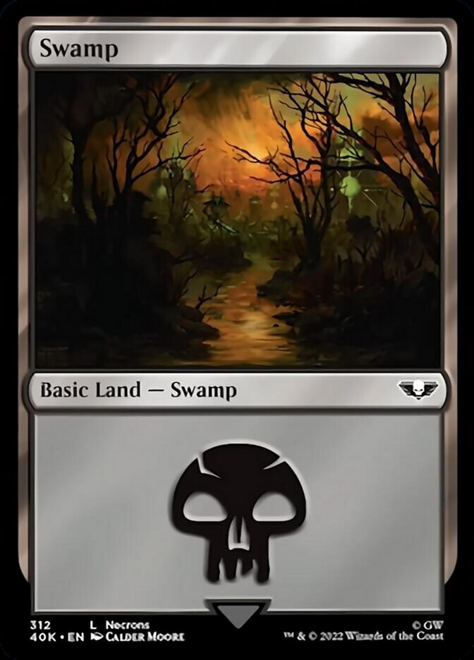 Swamp (312) [Universes Beyond: Warhammer 40,000] | Jack's On Queen
