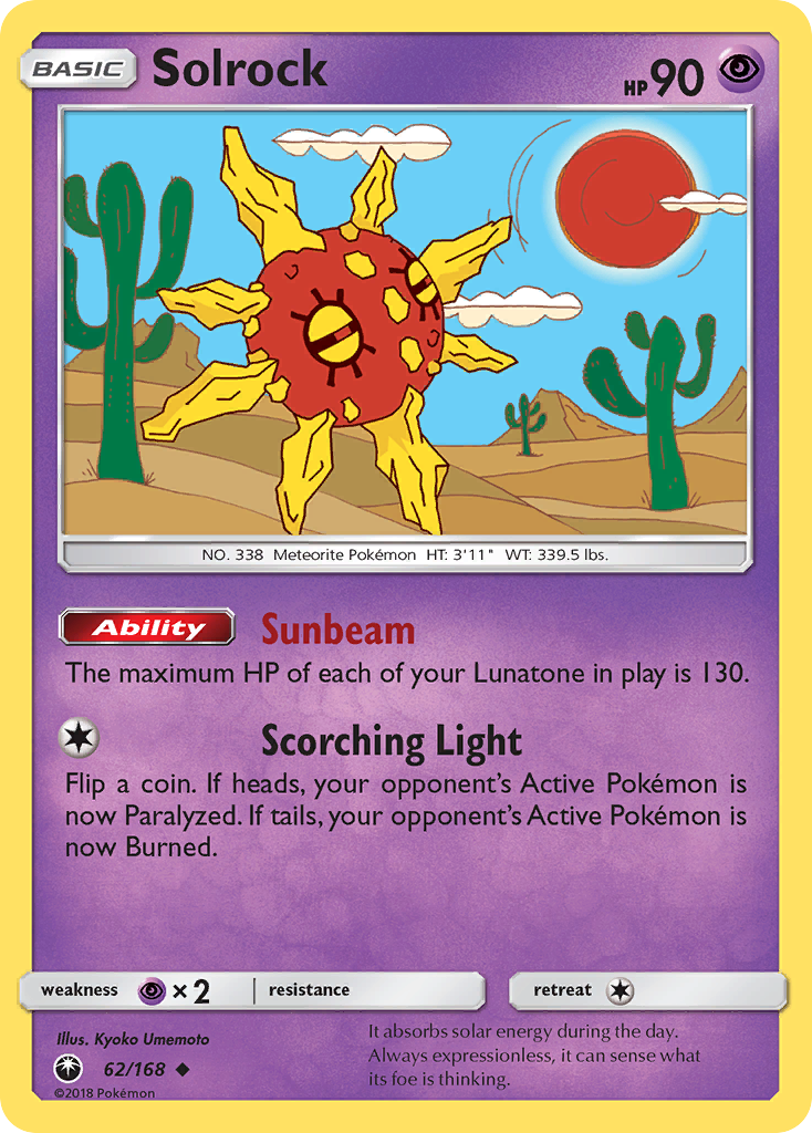 Solrock (62/168) [Sun & Moon: Celestial Storm] | Jack's On Queen