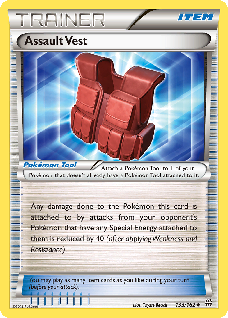 Assault Vest (133/162) [XY: BREAKthrough] | Jack's On Queen