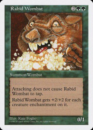 Rabid Wombat [Fifth Edition] | Jack's On Queen