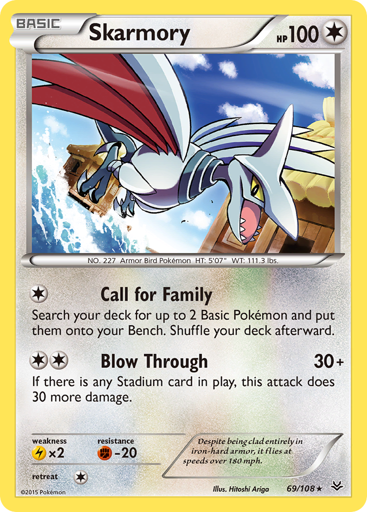 Skarmory (69/108) [XY: Roaring Skies] | Jack's On Queen