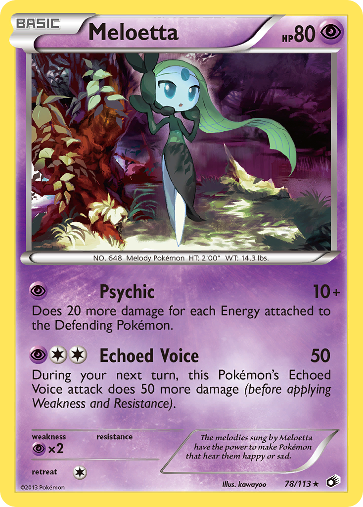 Meloetta (78/113) [Black & White: Legendary Treasures] | Jack's On Queen