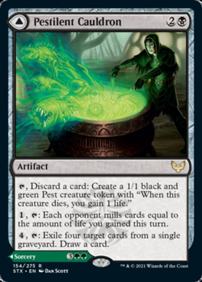 Pestilent Cauldron // Restorative Burst [Strixhaven: School of Mages] | Jack's On Queen