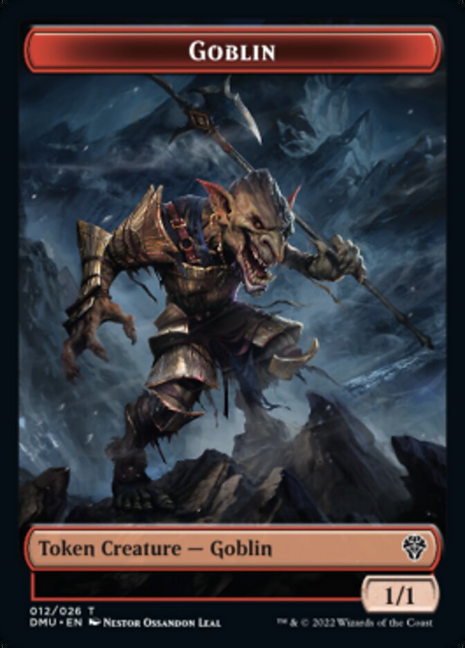 Soldier // Goblin Double-sided Token [Dominaria United Tokens] | Jack's On Queen