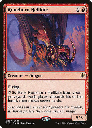 Runehorn Hellkite [Commander 2016] | Jack's On Queen