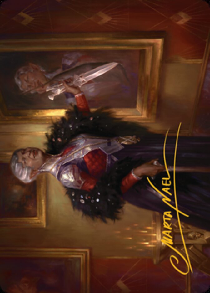 Evelyn, the Covetous Art Card (Gold-Stamped Signature) [Streets of New Capenna Art Series] | Jack's On Queen