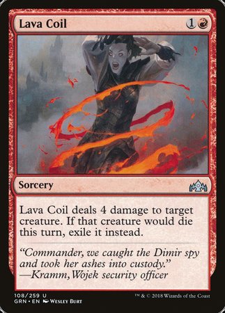 Lava Coil [Guilds of Ravnica] | Jack's On Queen