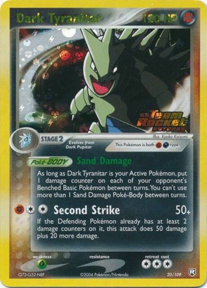 Dark Tyranitar (20/109) (Stamped) [EX: Team Rocket Returns] | Jack's On Queen