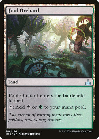 Foul Orchard [Rivals of Ixalan] | Jack's On Queen