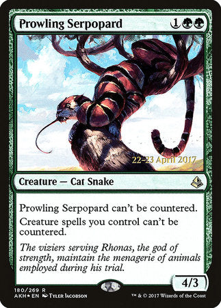 Prowling Serpopard [Amonkhet Promos] | Jack's On Queen