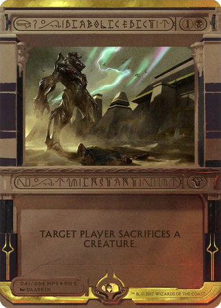 Diabolic Edict [Amonkhet Invocations] | Jack's On Queen