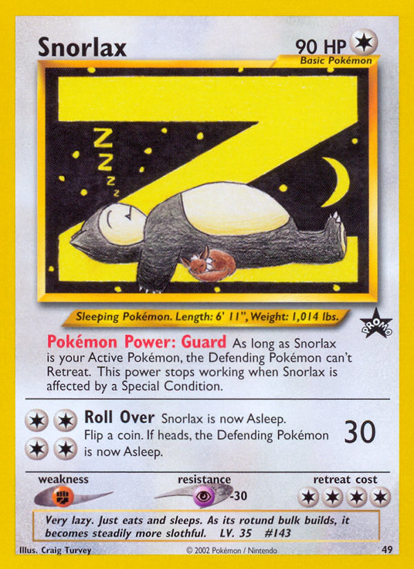 Snorlax (49) [Wizards of the Coast: Black Star Promos] | Jack's On Queen