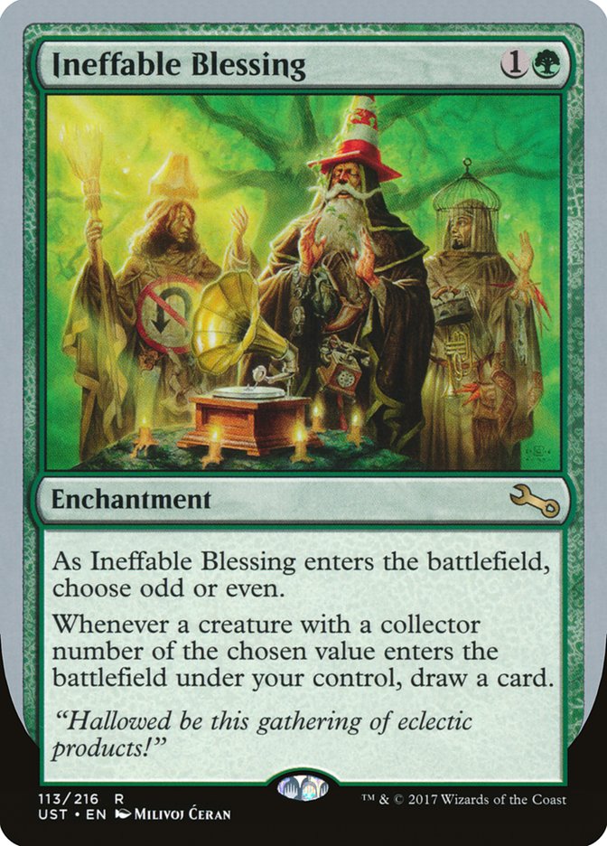 Ineffable Blessing ("choose odd or even") [Unstable] | Jack's On Queen