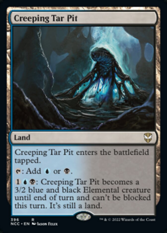 Creeping Tar Pit [Streets of New Capenna Commander] | Jack's On Queen