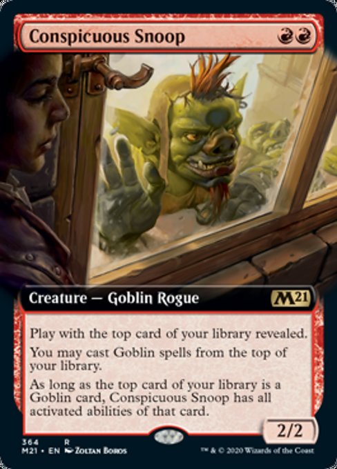 Conspicuous Snoop (Extended Art) [Core Set 2021] | Jack's On Queen