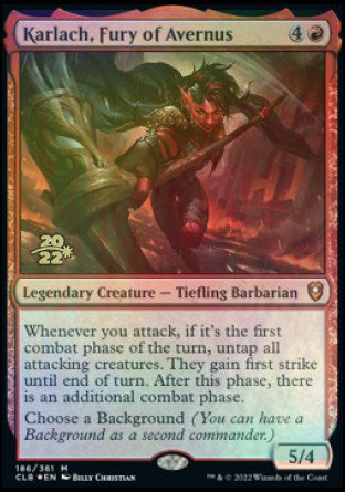 Karlach, Fury of Avernus [Commander Legends: Battle for Baldur's Gate Prerelease Promos] | Jack's On Queen