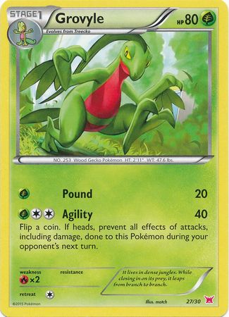 Grovyle (27/30) [XY: Trainer Kit 2 - Latias] | Jack's On Queen