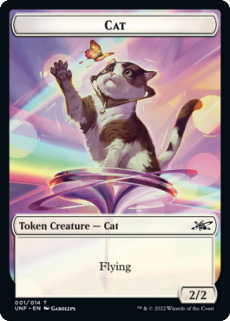 Cat // Storm Crow Double-sided Token [Unfinity Tokens] | Jack's On Queen