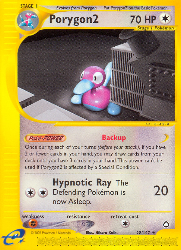 Porygon2 (28/147) [Aquapolis] | Jack's On Queen