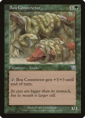 Boa Constrictor [Mercadian Masques] | Jack's On Queen