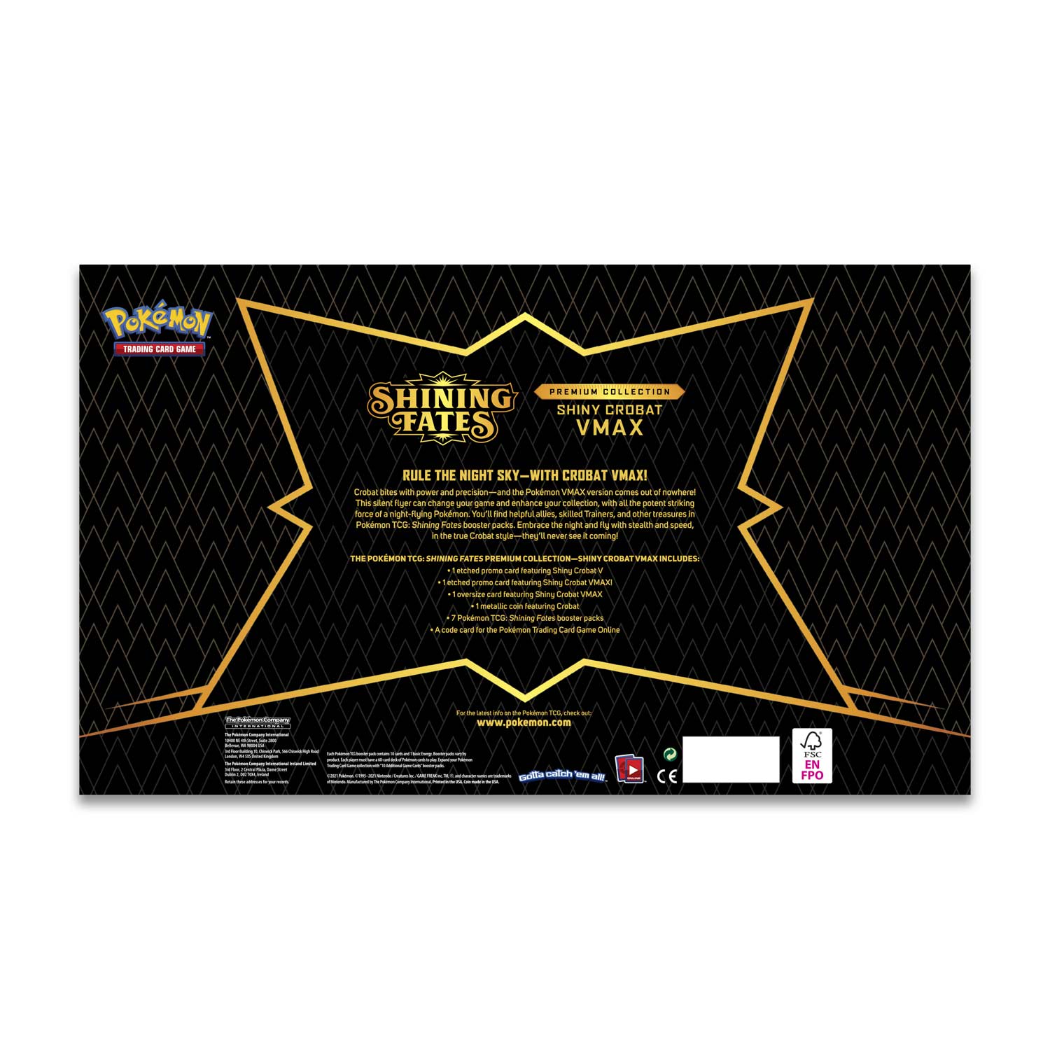 Shining Fates - Premium Collection (Shiny Crobat VMAX) | Jack's On Queen