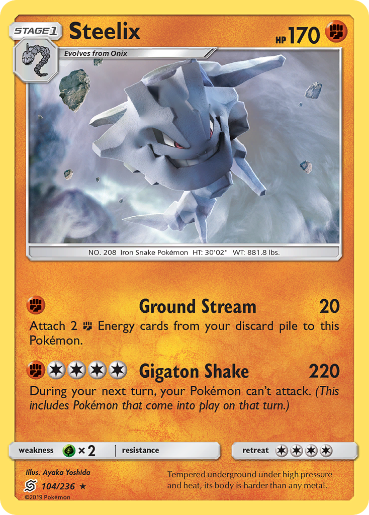 Steelix (104/236) [Sun & Moon: Unified Minds] | Jack's On Queen