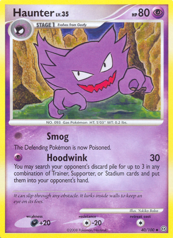 Haunter (40/100) [Diamond & Pearl: Stormfront] | Jack's On Queen