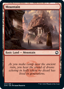 Mountain (277) [Dungeons & Dragons: Adventures in the Forgotten Realms] | Jack's On Queen