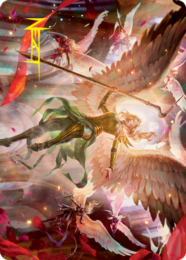Sigarda's Summons Art Card (Gold-Stamped Signature) [Innistrad: Crimson Vow Art Series] | Jack's On Queen