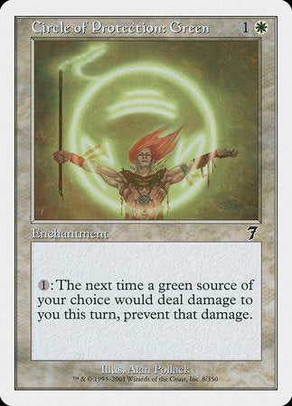 Circle of Protection: Green [Seventh Edition] | Jack's On Queen