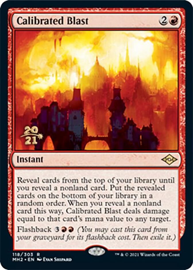 Calibrated Blast [Modern Horizons 2 Prerelease Promos] | Jack's On Queen