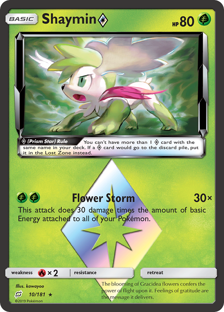 Shaymin (10/181) (Prism Star) [Sun & Moon: Team Up] | Jack's On Queen