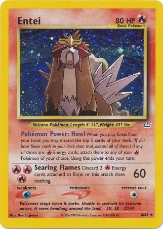 Entei (6/64) [Neo Revelation Unlimited] | Jack's On Queen