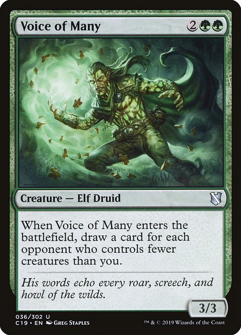 Voice of Many [Commander 2019] | Jack's On Queen