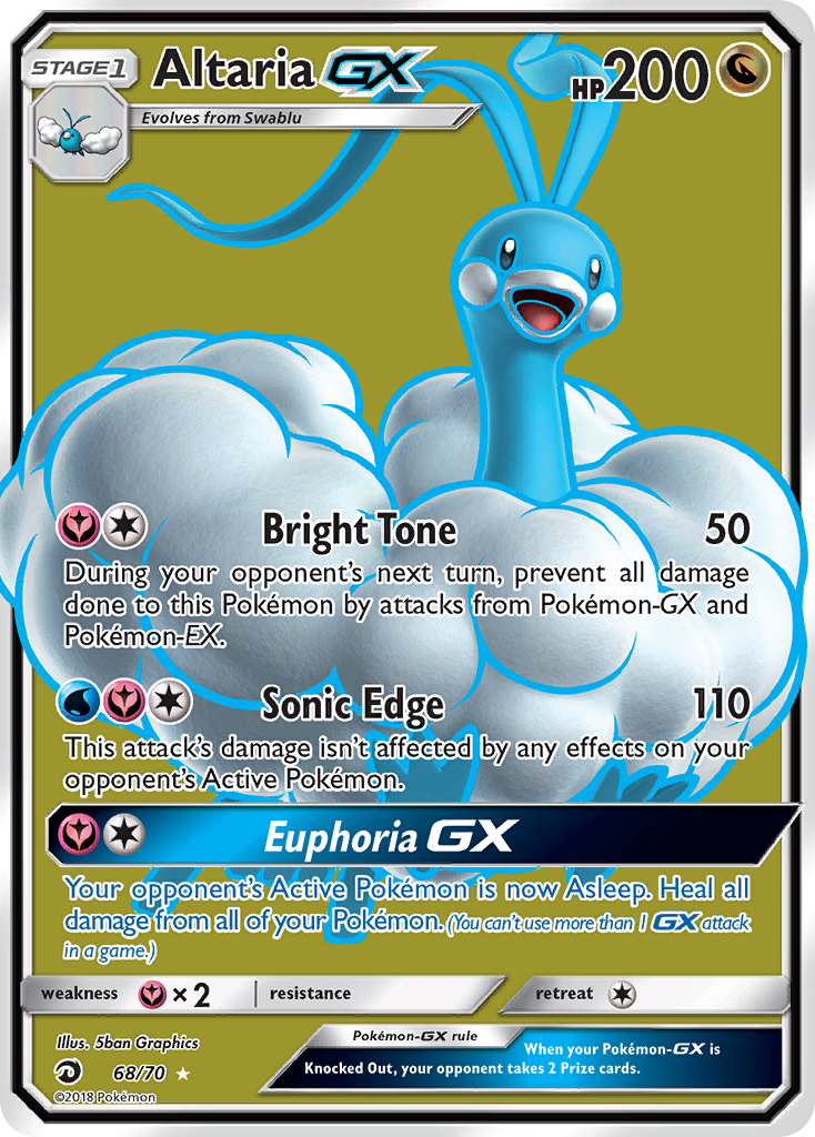 Altaria GX (68/70) [Sun & Moon: Dragon Majesty] | Jack's On Queen