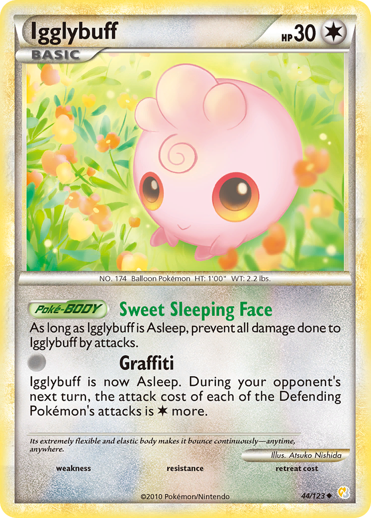 Igglybuff (44/123) [HeartGold & SoulSilver: Base Set] | Jack's On Queen