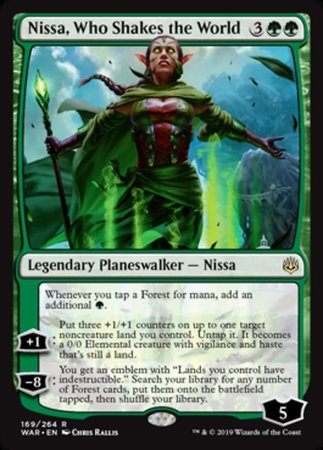 Nissa, Who Shakes the World [War of the Spark] | Jack's On Queen