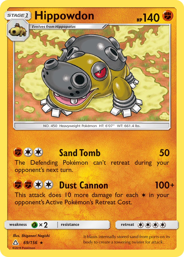 Hippowdon (69/156) [Sun & Moon: Ultra Prism] | Jack's On Queen