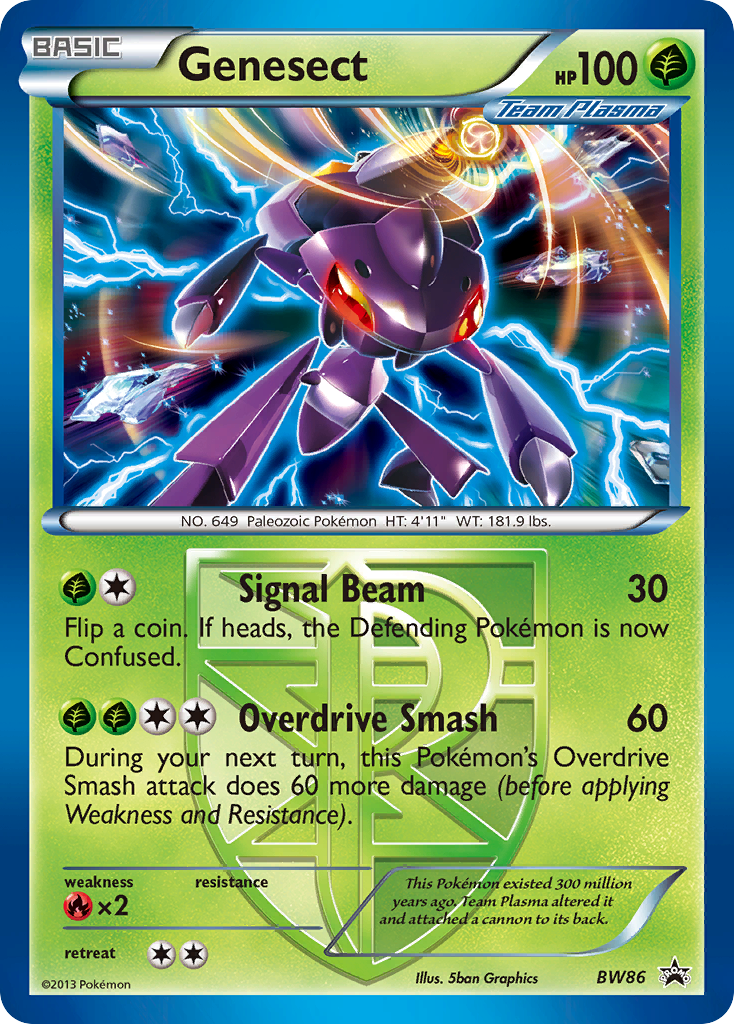 Genesect (BW86) (Team Plasma) [Black & White: Black Star Promos] | Jack's On Queen