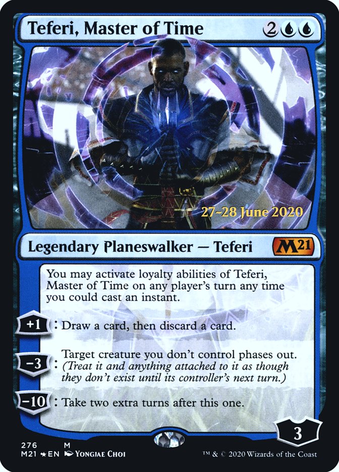 Teferi, Master of Time [Core Set 2021 Prerelease Promos] | Jack's On Queen