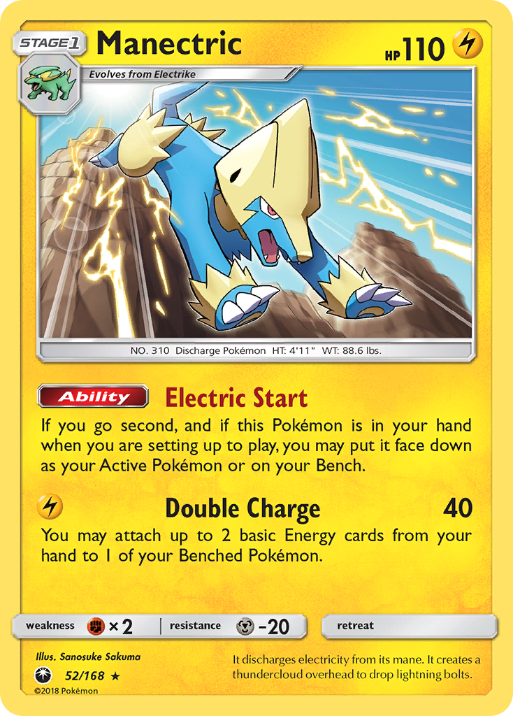 Manectric (52/168) [Sun & Moon: Celestial Storm] | Jack's On Queen