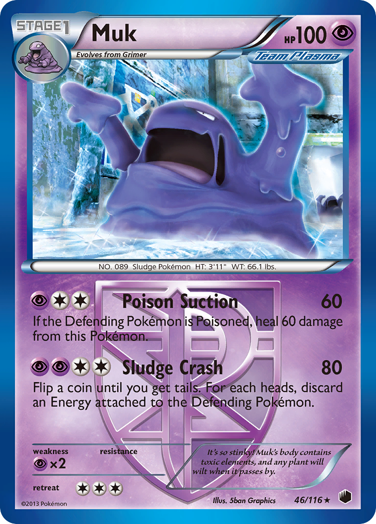 Muk (46/116) [Black & White: Plasma Freeze] | Jack's On Queen