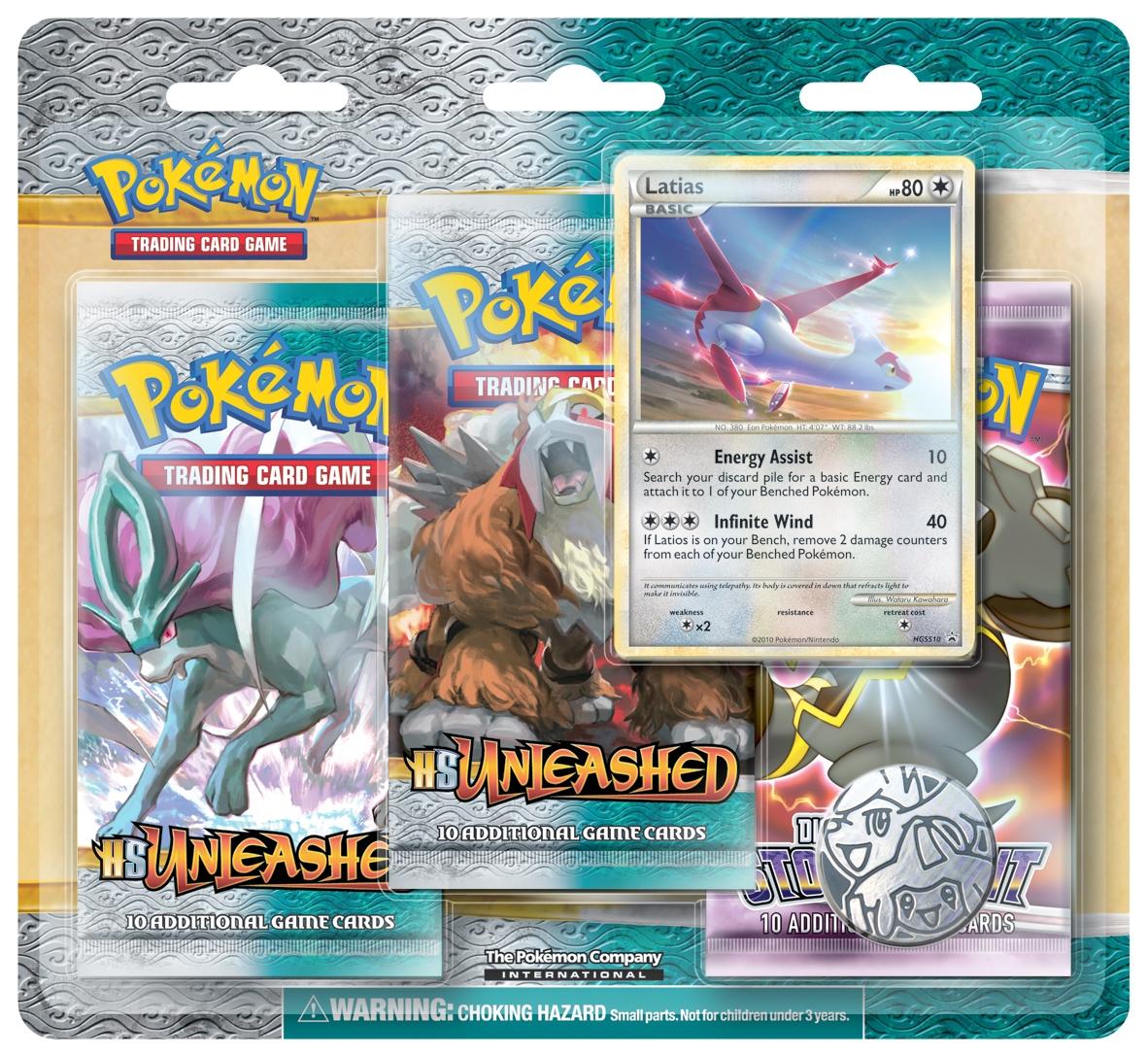HeartGold & SoulSilver: Unleashed - 3-Pack Blister (Latias) | Jack's On Queen