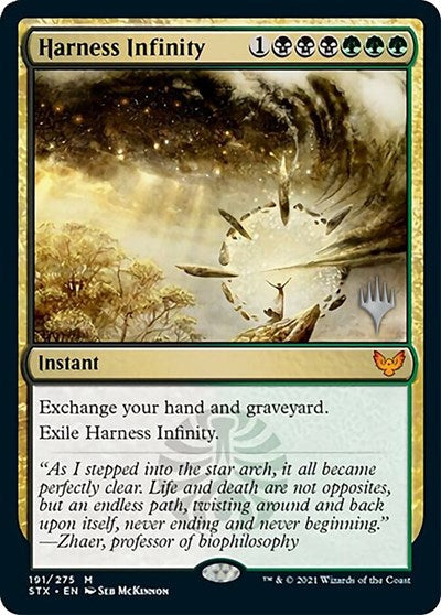 Harness Infinity (Promo Pack) [Strixhaven: School of Mages Promos] | Jack's On Queen