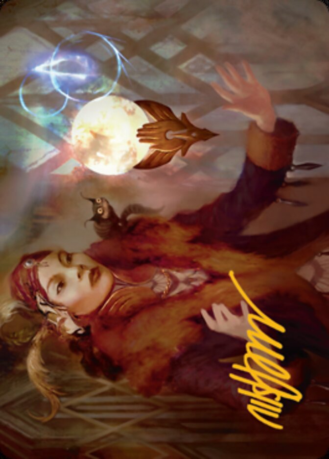 Misfortune Teller Art Card (Gold-Stamped Signature) [Streets of New Capenna Art Series] | Jack's On Queen